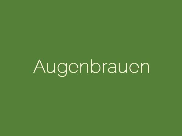 Augenbrauen