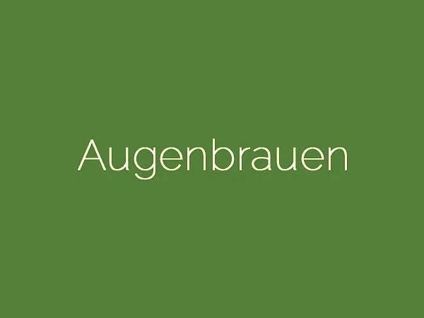 Augenbrauen